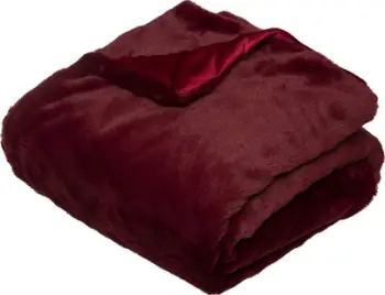 Batanije Furry Blanket Burgundy, 125 x 150 cm, poliester, ngjyrë bordo