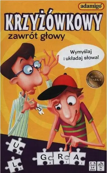 Lojë puzzle për fëmijë Adamigo - Crossword Dizzy