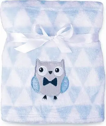 Batanije për bebe Babymatex Ricco Owl, 75x100 cm, poliester, shumëngjyrëshe