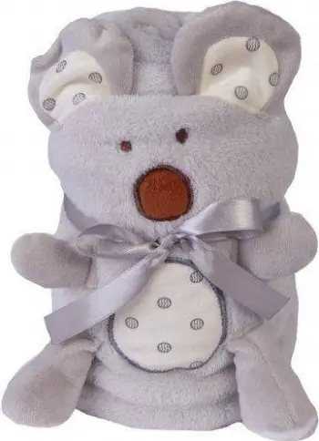 Batanije për bebe Babymatex Willy Koala, 85x100cm, gri