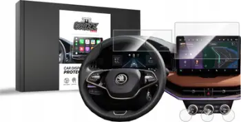 Mbrotës ekrani GRIZZ 5in1 Ceramic Film për Skoda Kodiaq 2, 10", transparnet