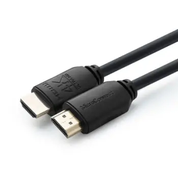 Kabllo HDMI MicroConnect 4K, 10m, HDMI 2.0, e zezë