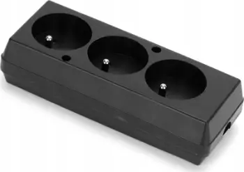 Prizë trefishe portative Detachable GN-370 MT087, 16A, IP20, e bardhë