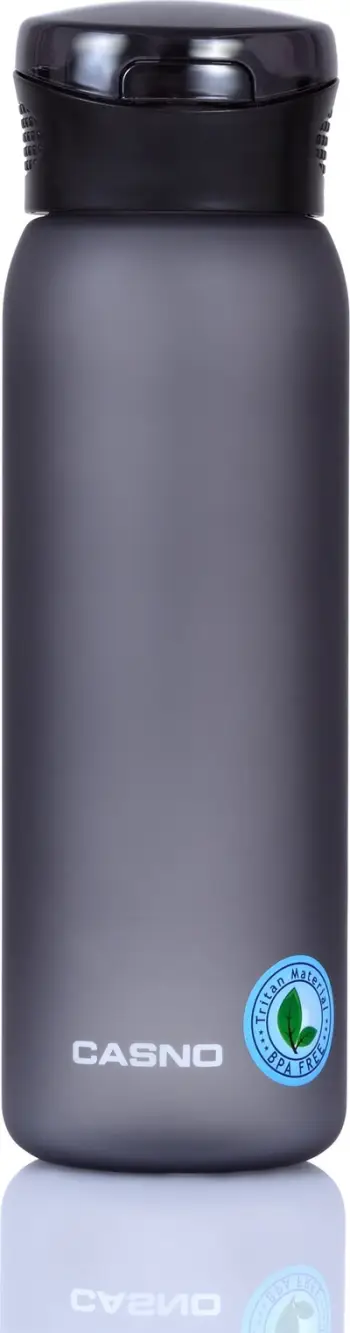 Shishe uji Casno Colorado, tritan 0.6L, me pipëz, pa BPA, transparente