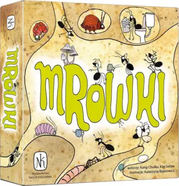 Lojë shahu me figura milingonash Ants, lojë tavoline, në polonisht