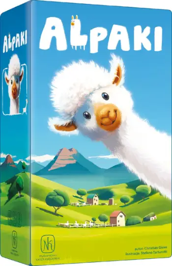 Lojë tavoline Nasza Księgarnia Alpacas, familjare, me karta, shumëngjyrëshe
