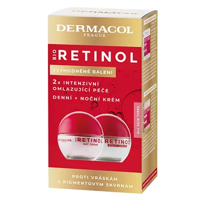 Set dhuratë Dermacol Bio Retinol Duopack, krem dite 50 ml + krem nate 50 ml - 1