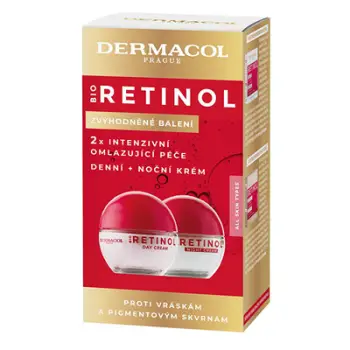 Set dhuratë Dermacol Bio Retinol Duopack, krem dite 50 ml + krem nate 50 ml