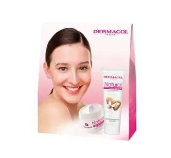 Set dhuratë Dermacol Natural Beauty, krem dite për fytyrë, 50 ml + krem për duar, 100 ml