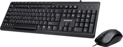 Tastierë dhe maus Gigabyte KM6300, klasike, e zezë - 1