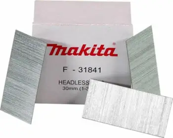 Kunja pa kokë Makita 23 Gauge, 30mm, set 10000 copë