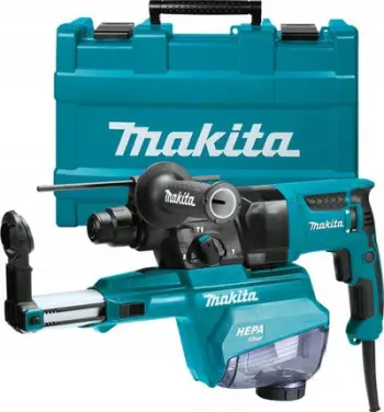 Çekiç-spirale Makita HR2652, 800W, SDS-PLUS, me thithje pluhuri