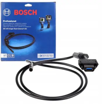 Kabllo inspektimi Bosch GIC 4/5 Dual Camera, 1.5m, IP67, i zi