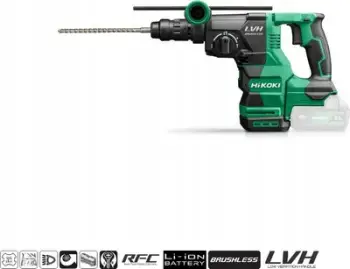 Çekiç rrotullues HiKOKI DH1826DA, 18V, 3.2J SDS Plus, pa bateri