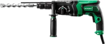 Çekiç rrotullues Hikoki DH26PMCWSZ, 830W, SDS Plus, jeshil