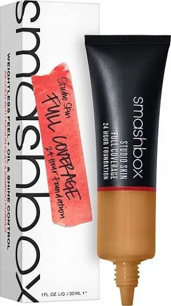 Fondatinë e lëngshme Smashbox Studio Skin High Cover 2.2, 30ml, nuancë Light Medium Warm Peachy