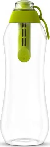 Shishe uji Dafi Filtering Water Bottle 24oz, filtër karboni i zëvendësueshëm, plastike BPA free, jeshile