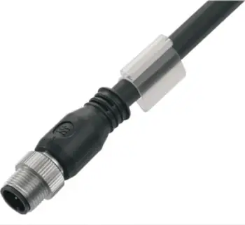 Kabllo industriale Weidmüller SAIL-M12G-5S5.0U, M12 mashkull, 5 m, portokalli