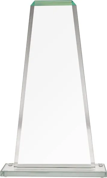 Kupë dekorative qelqi, bazë matte, 25 cm, transparente - 1