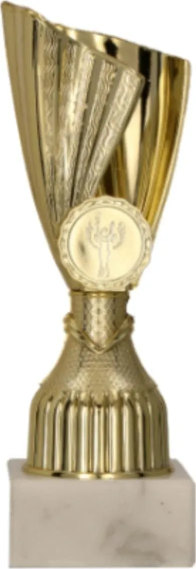 Kupë dekorative Tryumf 9220 Gold, bazament mermeri, e artë - 1