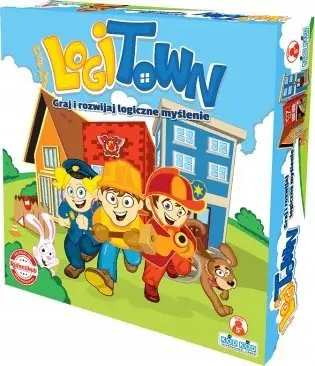 Lojë tavoline familjare LogiTown, 1 4 lojtarë, mbi 7 vjeç, shumëngjyrëshe