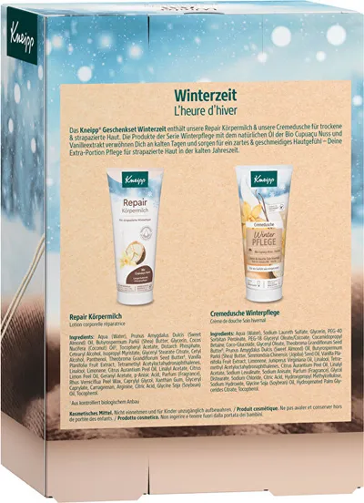 Set dhuratë Kneipp Winter Time Body Care , xhel dushi 200 ml + losion trupi 200 ml - 2