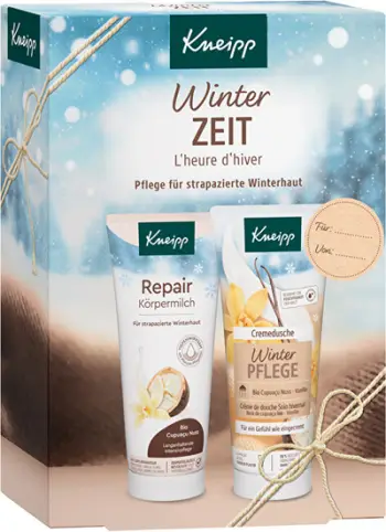Set dhuratë Kneipp Winter Time Body Care , xhel dushi 200 ml + losion trupi 200 ml