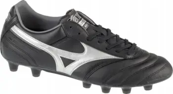 Këpucë futbolli Mizuno Morelia II Pro FG M P1GA241303, lëkurë natyrale, për fushë me bar natyral, të zeza