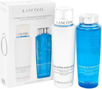 Set dhuratë Lancôme Duo Douceur, pastrues dhe tonik fytyre, për lëkurë normale deri të kombinuar