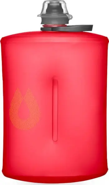 Shishe uji e palosshme HydraPak Stow, 1L, ultralehtë, Redwood