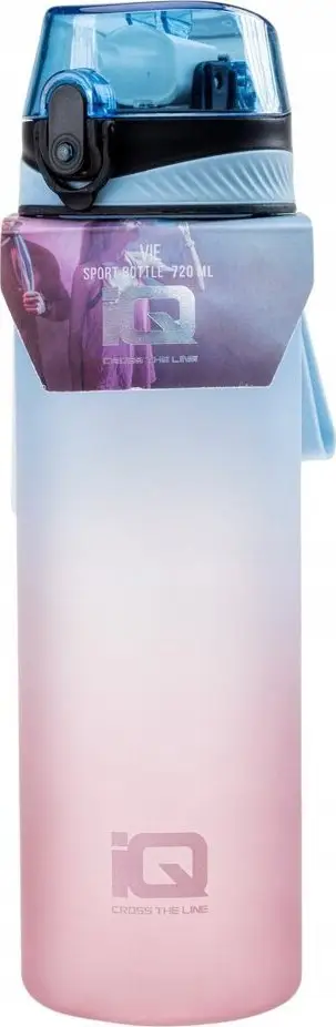 Shishe uji IQ Cross the Line Vie, 720ml, tritan, me dorezë, transparente
