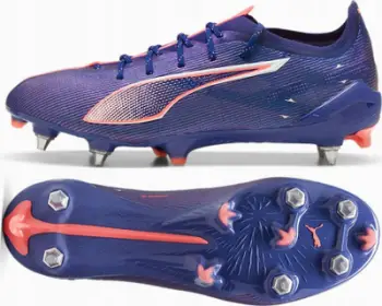 Këpucë futbolli Puma Ultra 5 Ultimate MxSG M 107883-01, për fusha të buta, për burra, portokalli