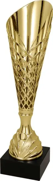 Kupë dekorative Tryumf FIBI 4173B, metal, 41cm, ngjyrë ari