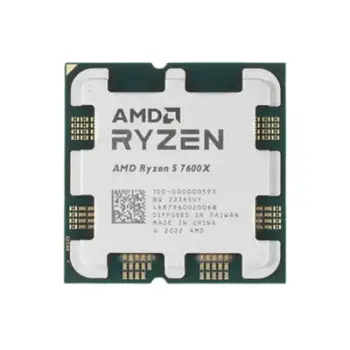 Procesor AMD Ryzen 5 7600X3D , 4.1 GHz Bazë / 4.7 GHz Max Boost, 6-Core / 12-Thread, 104 MB Cache, 65 W – Socket AM5 (3D V-Cache / Raphael Series)