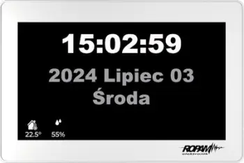 Tastierë me prekje ROPAM TPR-7W, ekran 7", për NeoGSM IP dhe NeoLTE IP, e bardhë