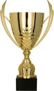 Kupë dekorative Victoria Sport Metal Cup, 52cm, metal, e artë