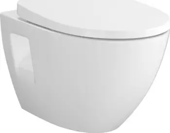 WC muri Cersanit Moduo Plus CleanOn, me ulëse SC, e bardhë