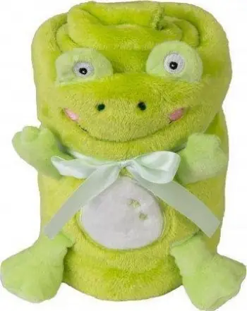 Batanije për foshnje Babymatex Willy Frog, 85x100 cm, jeshile