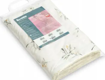 Batanije plush për foshnje OLIVE, 80x100 cm, dyanshme, jeshile ulliri