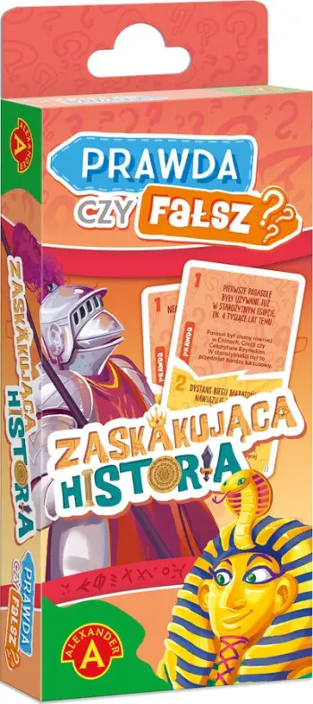 Lojë tavoline True or False A Surprising Story, 55 letra, deri 4 lojtarë, shumëngjyrëshe