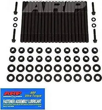 Komplet bulonash koke motori ARP BMW S65 4.0L V8 201-4307, me arra dhe rondela, i zi