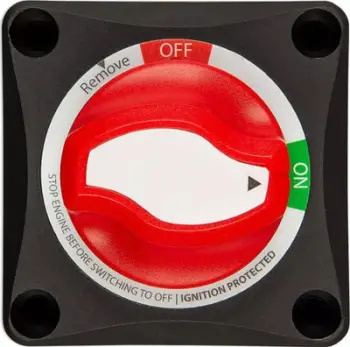 Çelës baterie Victron Energy Battery Switch ON/OFF 275A, 48V, i kuq