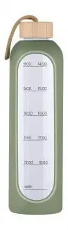 Shishe uji KiCA Hydro Glass, 1000 ml, xham, ulli