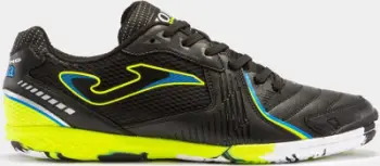 Këpucë futsalli Joma Dribling Indoor 2301 M, taban jo shënjues, për sallë, të zeza të verdha