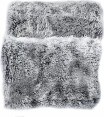 Batanije Plaid Soft Fur, 180 x 220 cm, poliester, gri Antarctic