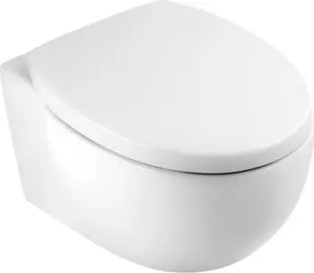 WC dyshemeje Villeroy &amp; Boch Tube, washdown, i bardhë