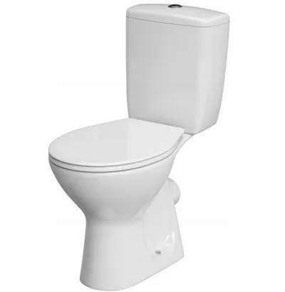 WC e kombinuar President, sistem shpëlarjeje 3/6L, dalje horizontale, e bardhë - 1