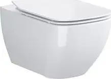 WC e varur Cersanit Metropolitan UM B139, set me ulëse duroplast, Rimless CleanOn, e bardhë