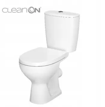 WC kompakt Cersanit Arteco, rezervuar 3/5 l, ulëse Soft Close, i bardhë
