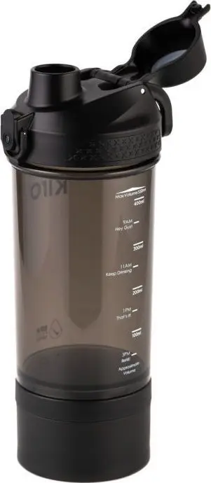 Shishe uji Kiro KI1109BL, 550 ml, Tritan pa BPA, e zezë